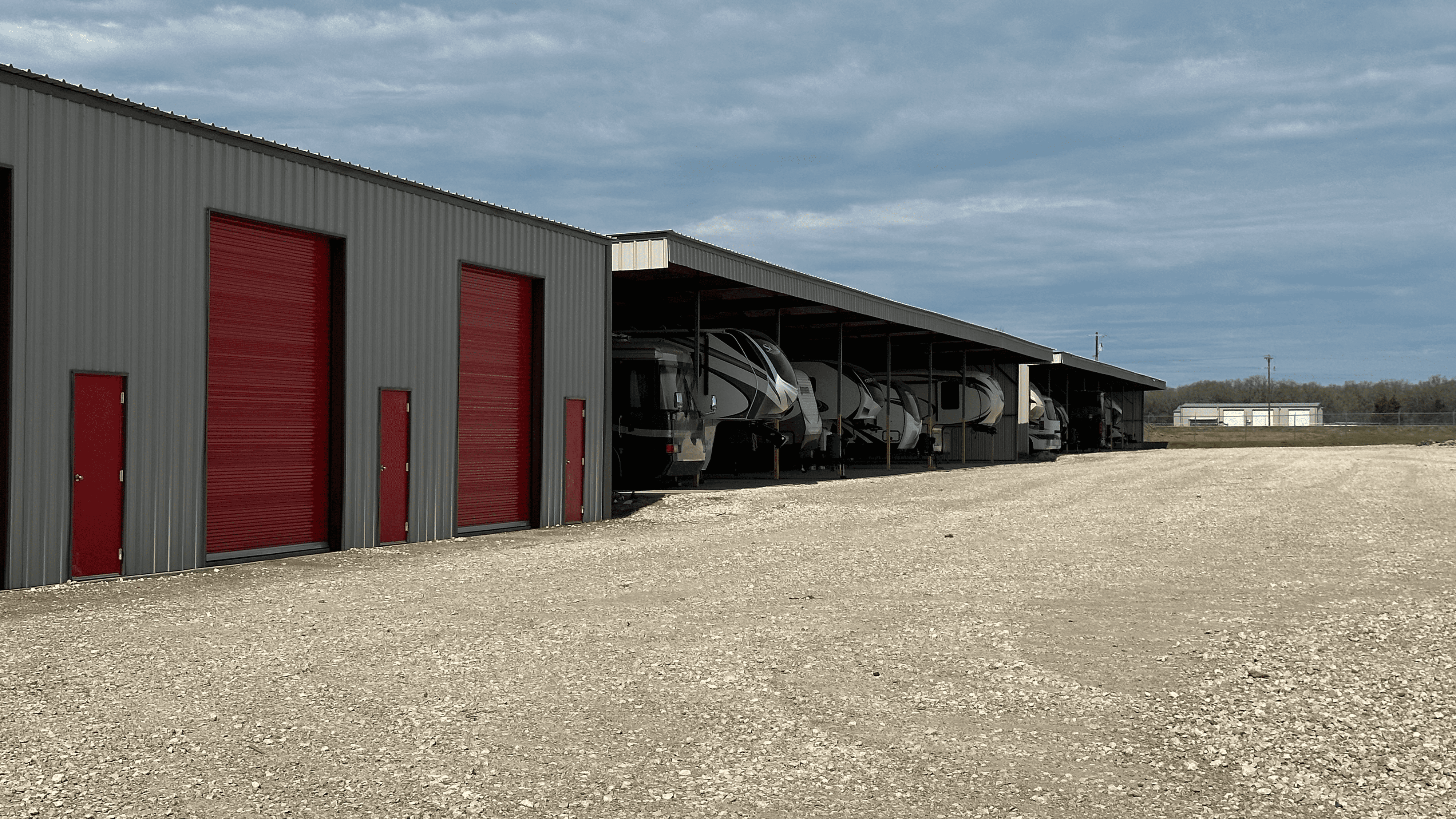 RV And Boat Storage Area